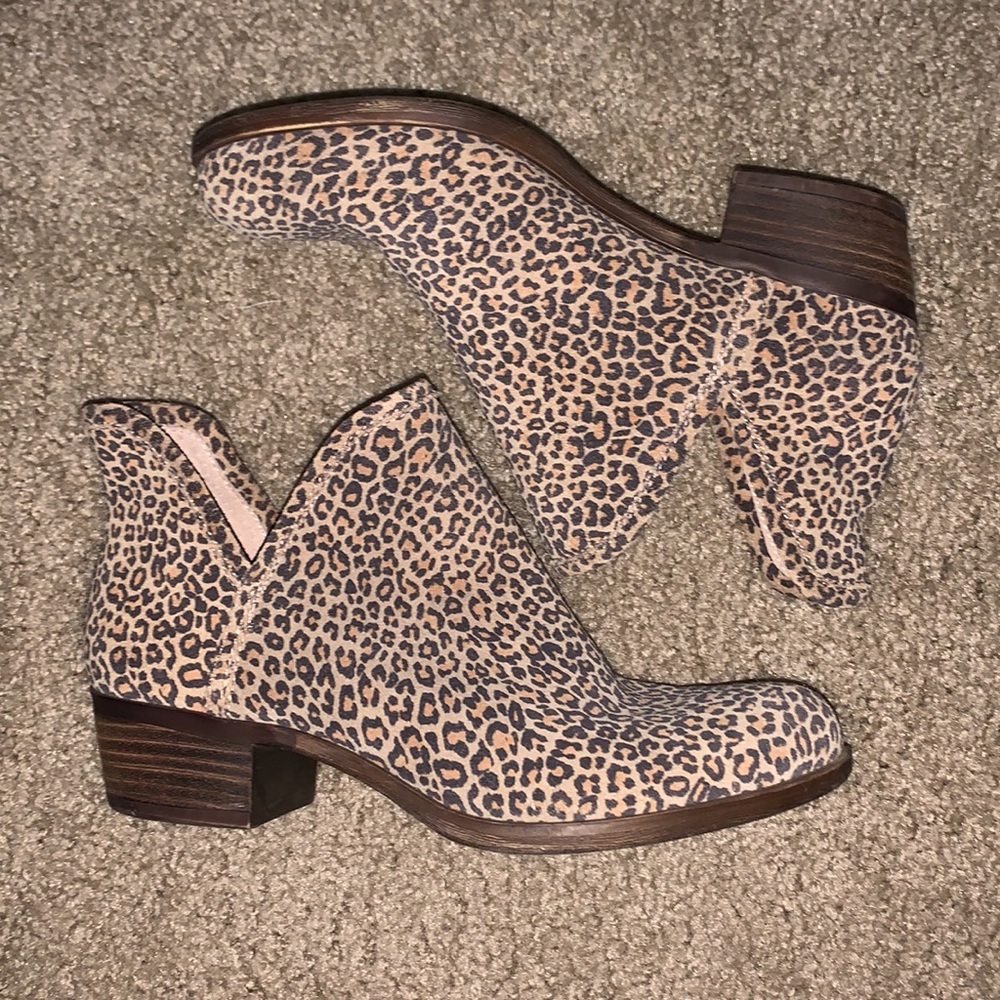 Lucky Brand Cheetah Booties
